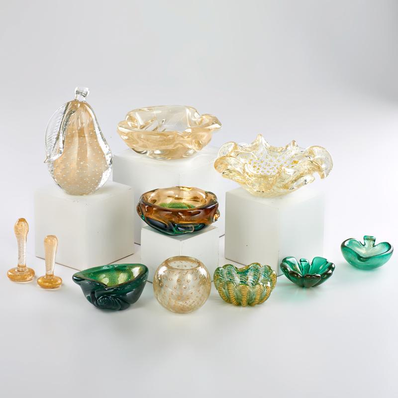 Appraisal: ALFREDO BARBINI WEIL CERAMICS GLASS ETC Condition Report