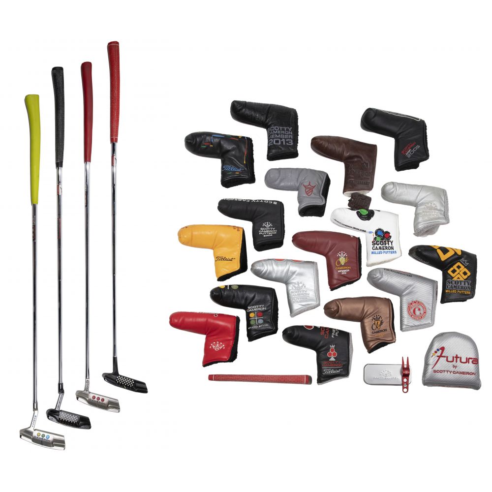 Appraisal: SCOTTY CAMERON GOLF PUTTER COLLECTION items including putters the Newport