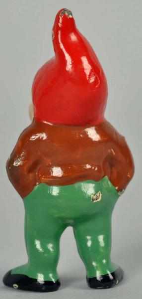 Appraisal: Cast Iron Gnome Figural Paperweight Condition Mint Size - T