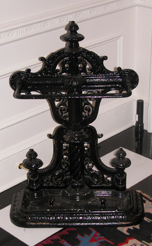 Appraisal: Victorian Style Cast Iron Umbrella Stand th century Unknown x