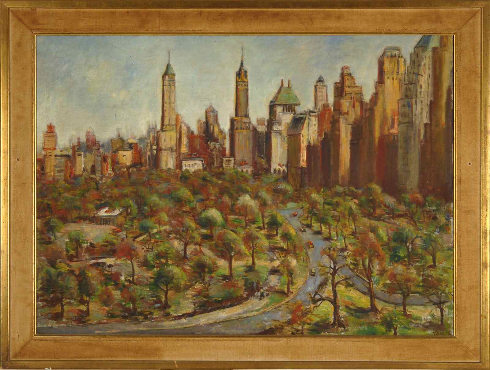 Appraisal: TONI ROSENBURGAmerican th CenturyCentral Park New York'' Signed lower right