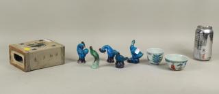 Appraisal: Group Small Chinese Porcelain Items Group of small Chinese porcelain