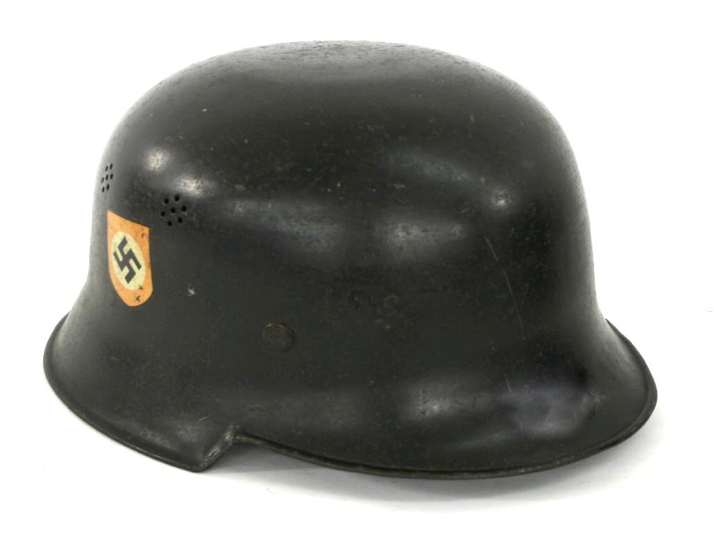 Appraisal: German Third Reich steel Stahlheim with original black finish with