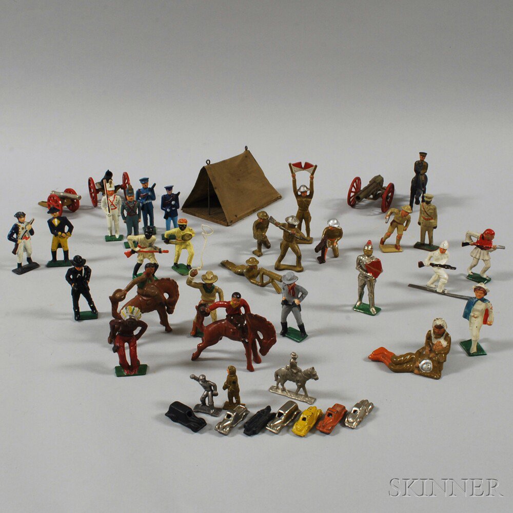 Appraisal: Large Collection of Toy Soldiers and Figures primarily World War