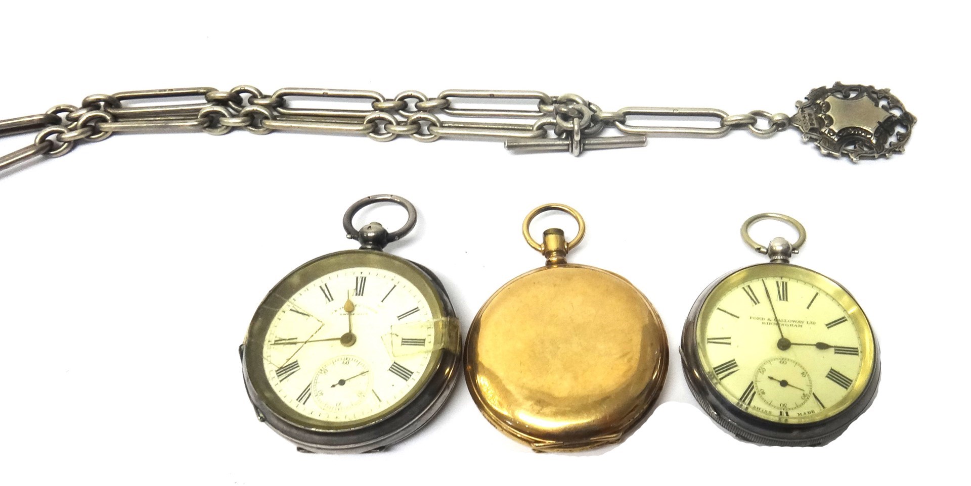 Appraisal: A gentleman's silver cased key wind openfaced pocket watch import