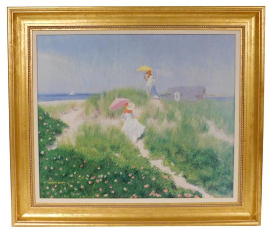 Appraisal: Candace Lovely American b Nantucket Dune Pass giclee on canvas