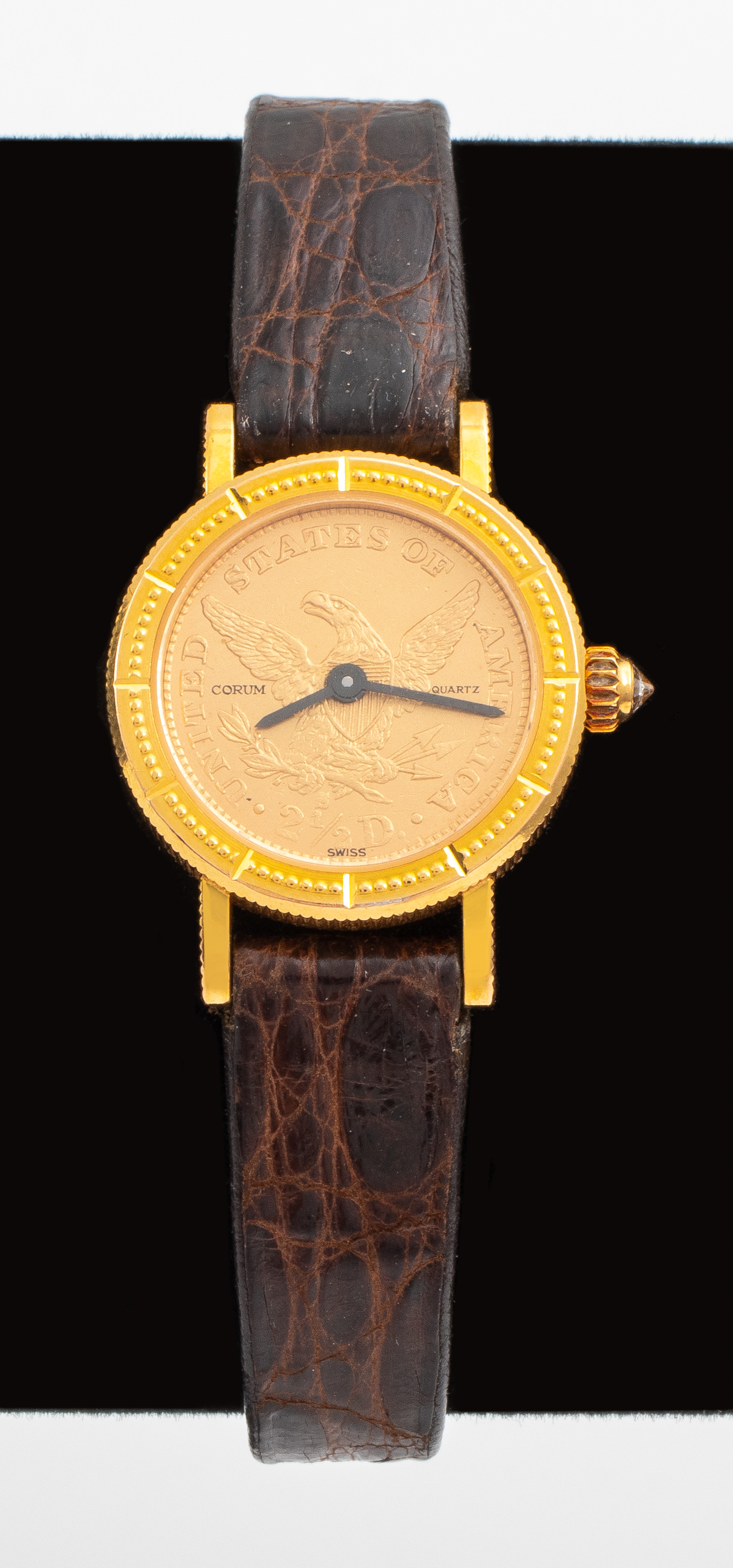 Appraisal: CORUM US K COIN LADIES QUARTZ WATCH Vintage Corum U