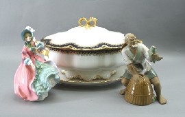 Appraisal: A Royal Doulton 'Spring morning' figure HN All faults together