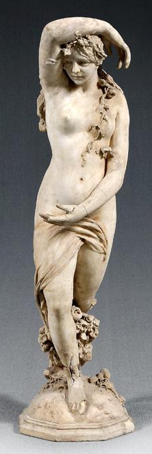 Appraisal: Carved marble figure of Venus Italian School th century -