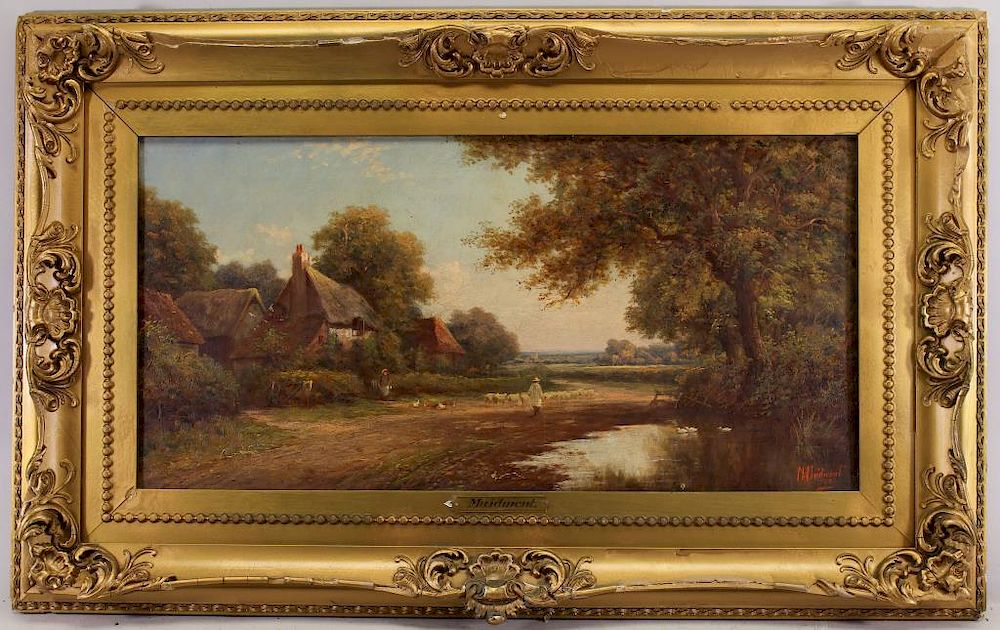 Appraisal: Henry Maidment active - Henry Maidment active - Painting of