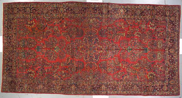 Appraisal: A Sarouk carpet Central Persia first quarter th century size