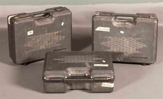 Appraisal: Three Contemporary Pistol Cases Estimate - Back Inquiry Email Lot