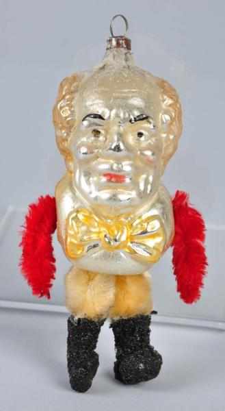 Appraisal: Glass John Bull Christmas Ornament Description Chenille limbs Condition Excellent