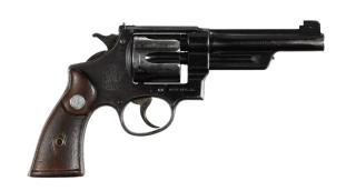 Appraisal: Rare Smith Wesson factory registered hand made six-shot revolver magnum