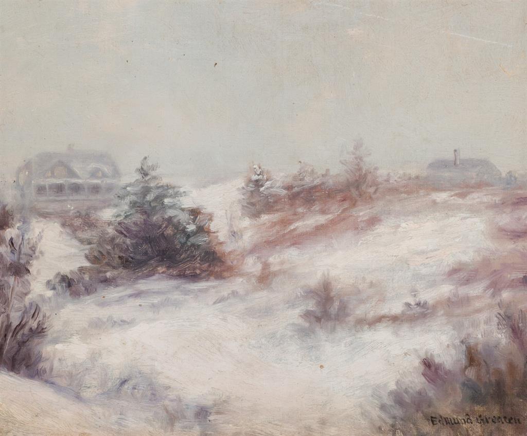 Appraisal: EDMUND WILLIAM GREACEN American - Winter Scene oil on board