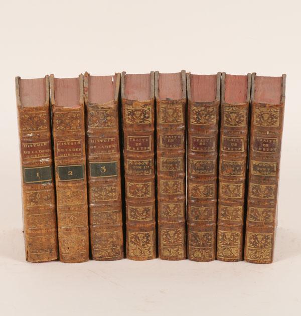 Appraisal: French th C books on history of warfare vol Histoire