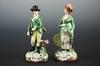 Appraisal: PAIR STAFFORDSHIRE FIGURINES - Ca Pair of Hunters he with