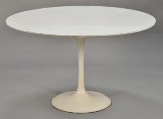 Appraisal: Knoll Saarinen tulip table ht in dia in Knoll Saarinen