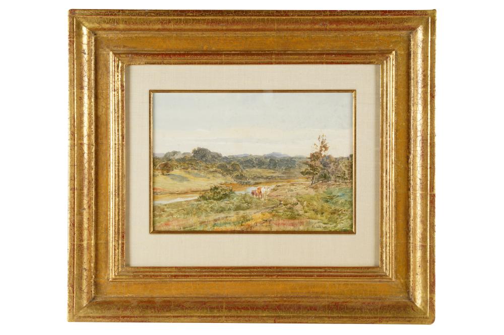 Appraisal: CLAUDE HAYES - PASTORAL LANDSCAPEwatercolor on paper signed lower right