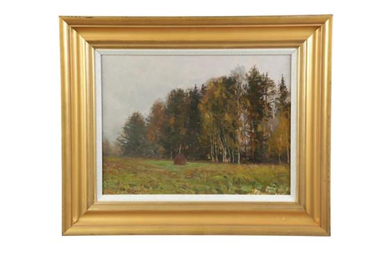 Appraisal: SAD AUTUMN BY VLADIMIR KORKODYM RUSSIAN B Oil on board