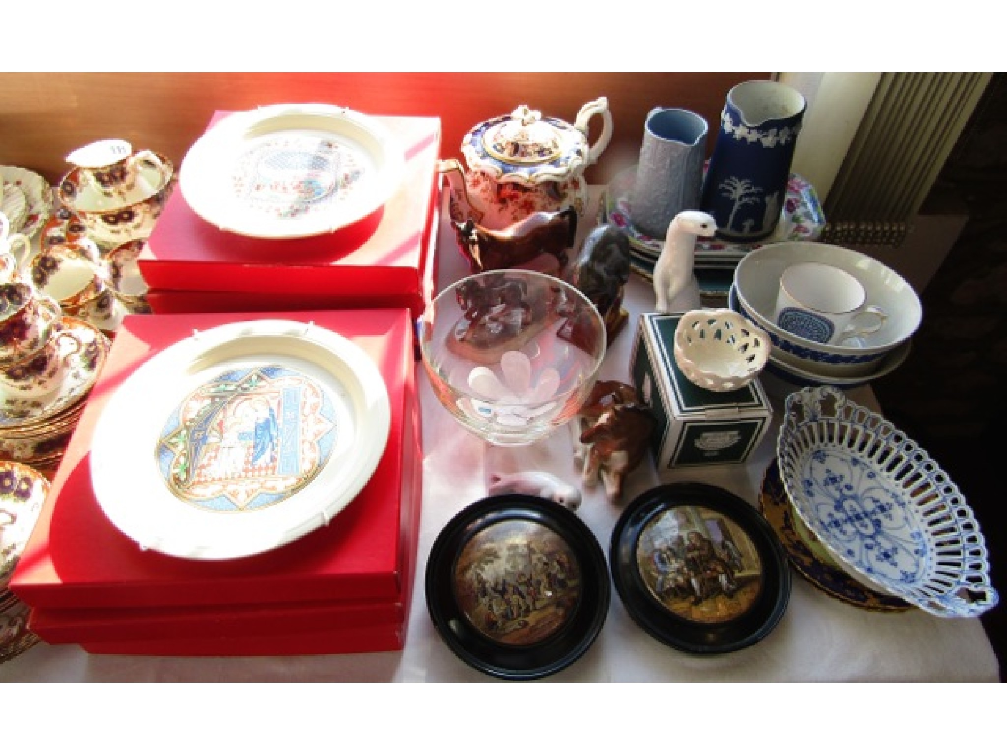 Appraisal: A collection of ceramics including a USSR model of a