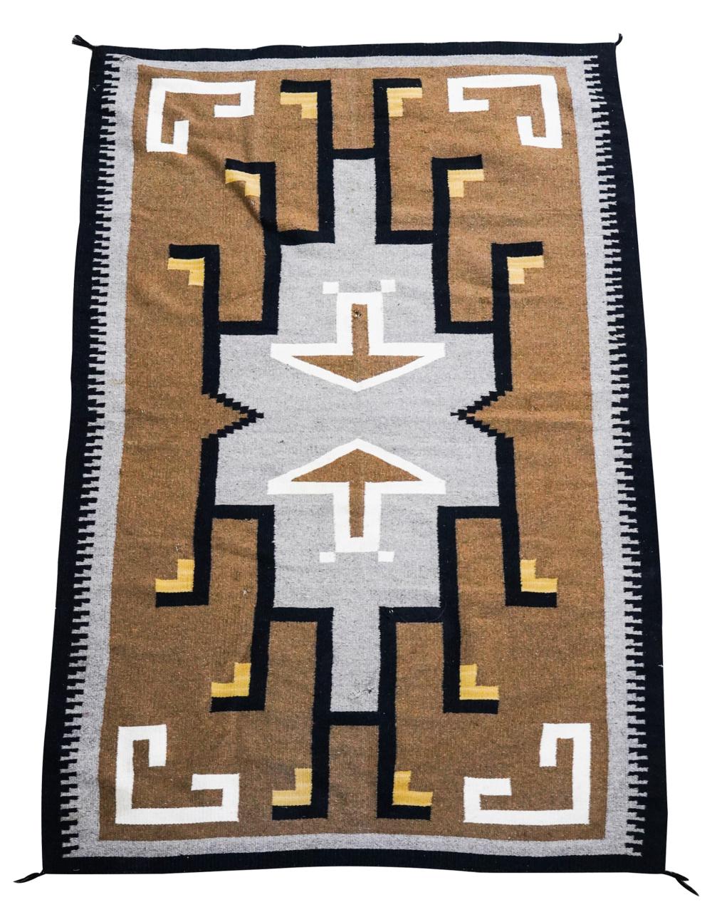 Appraisal: NAVAJO BLANKETwool ' x ' Condition