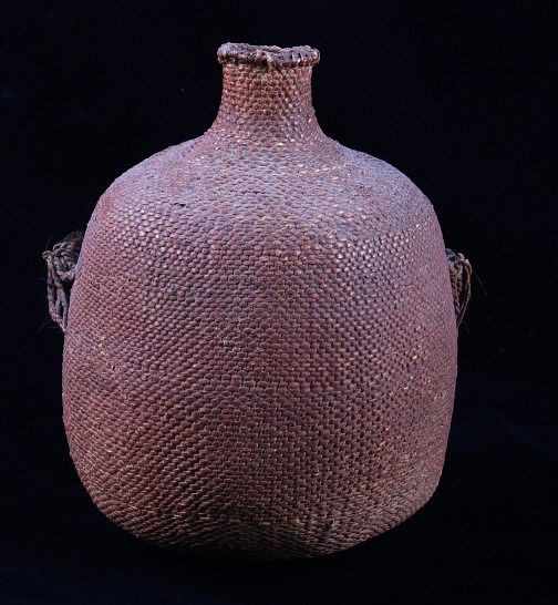 Appraisal: Piute Indian Hand Woven Sapped Water Jug Included in this