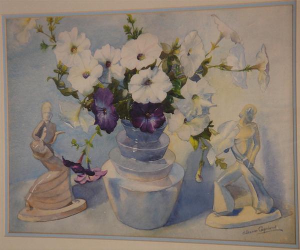 Appraisal: Eleanor Copeland American th c Still life with Morning Glories