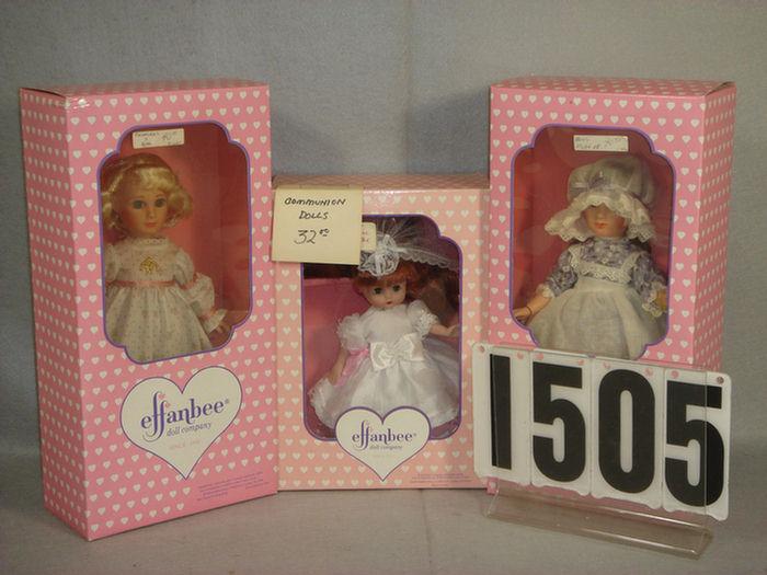 Appraisal: Lot of Effanbee dolls mint in original boxes including Storybook