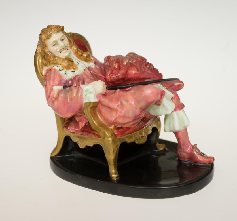 Appraisal: RARE ROYAL DOULTON FIGURE THE COURTIER DESIGNED BY LESLIE HARRADINE