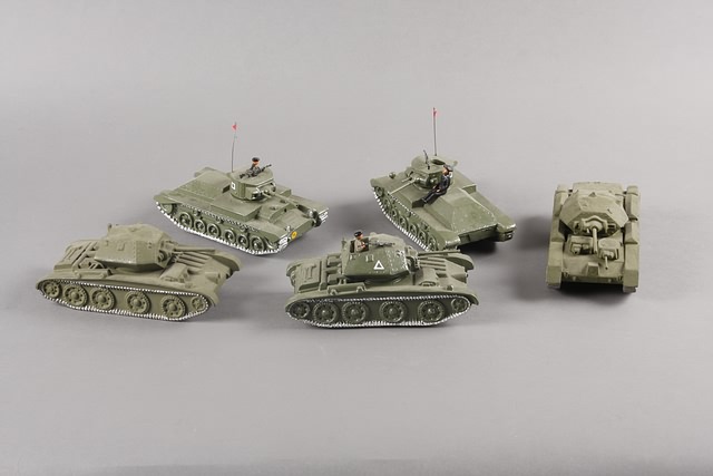 Appraisal: Lot of tanks are by Commandant Miniatures together with metal