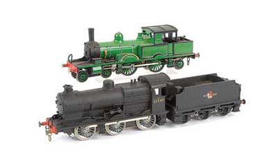 Appraisal: OO Gauge Kitbuilt a pair of SR Steam Locos comprising