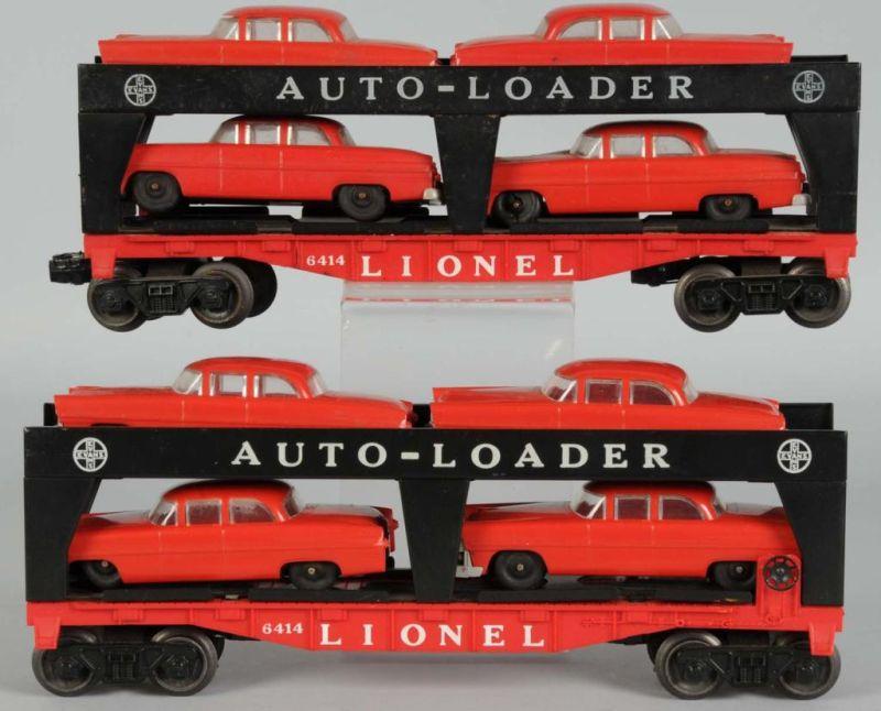 Appraisal: Lot of Lionel No Auto-Loader Cars Description Post-war Each loader