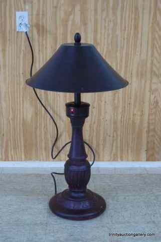 Appraisal: Metal Lamp Style Portable HeaterFrom the estate is a very