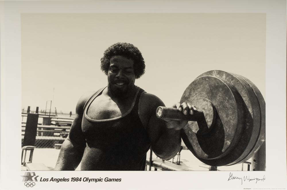 Appraisal: GARRY WINOGRAND LOS ANGELES OLYMPIC GAMES offset lithograph in colors