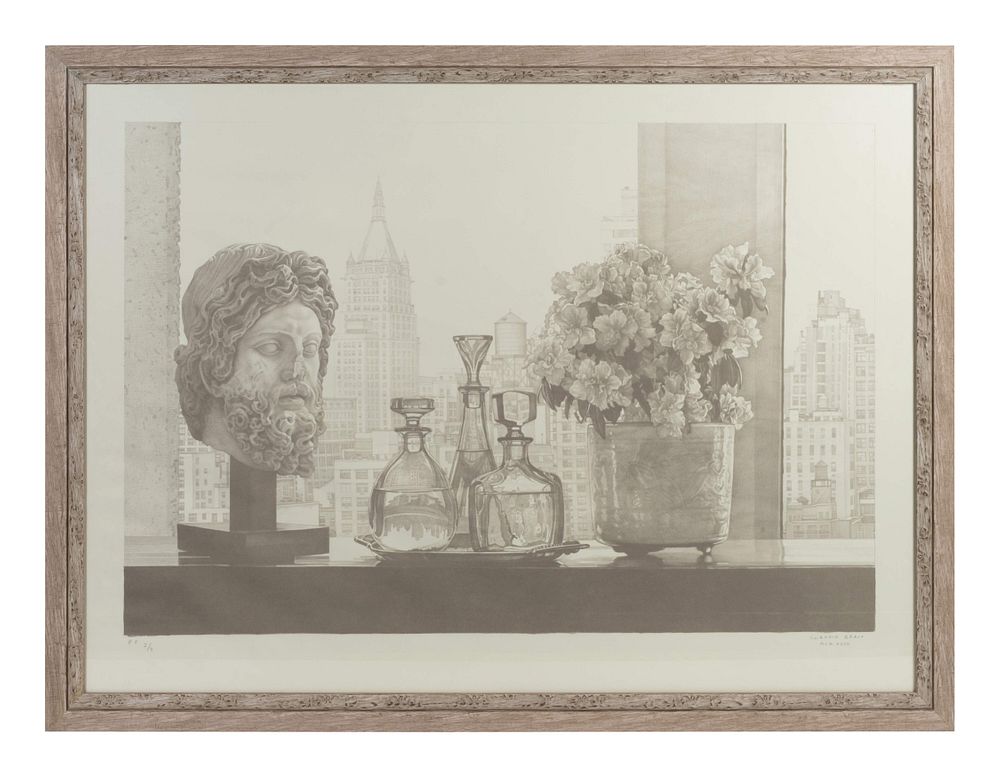 Appraisal: Claudio Bravo Chilean - New York Still Life Sepia Claudio