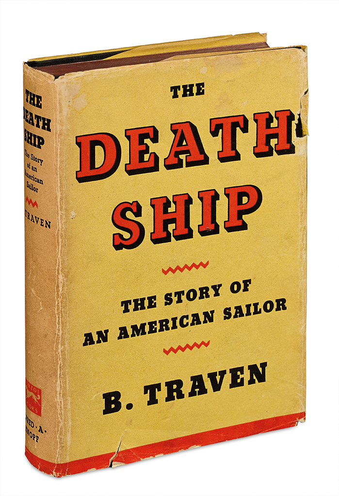 Appraisal: TRAVEN B The Death Ship The Story of An American