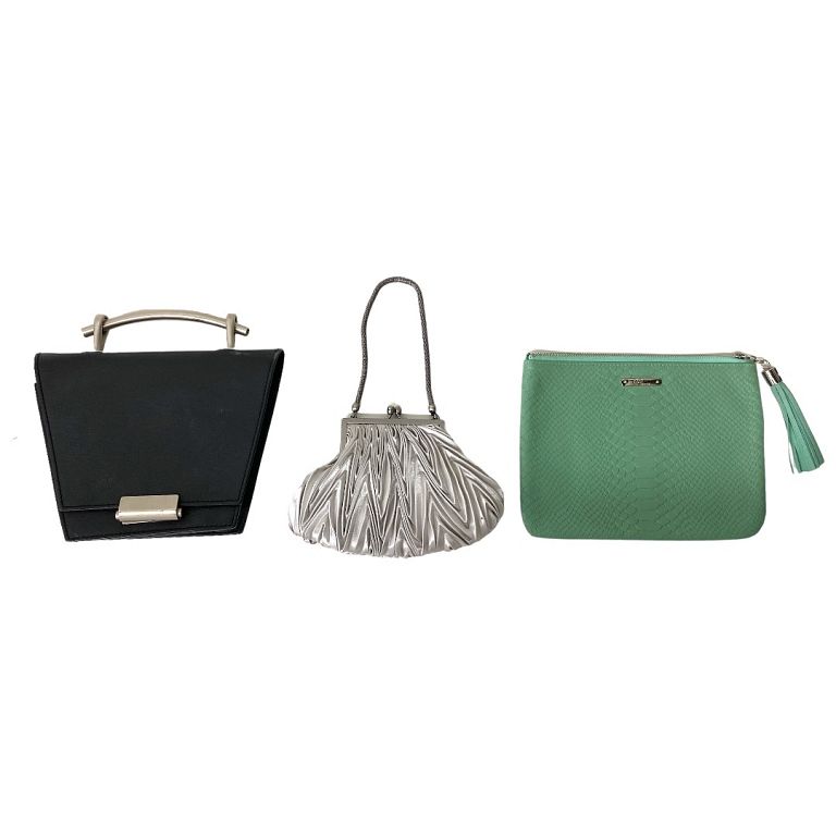 Appraisal: Three Misc Handbags Three Misc Handbags Gigi New York Each