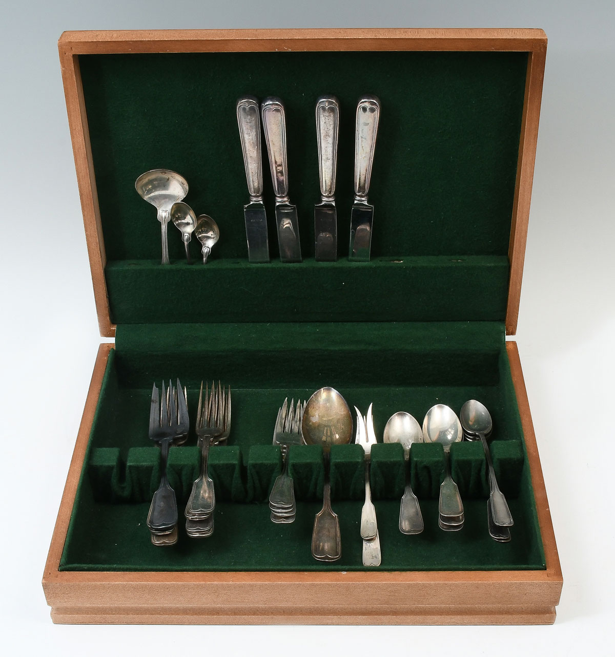 Appraisal: PC FRANK W SMITH STERLING FLATWARE Approx Troy ounces Comprising