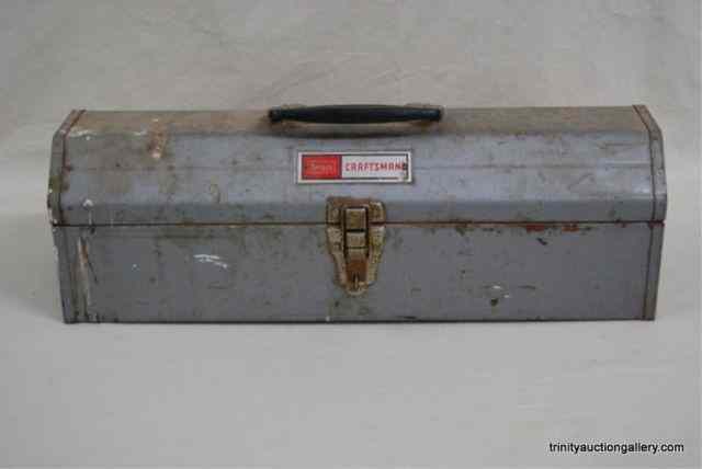 Appraisal: Craftsman Tool Box with Some Old ToolsThis is a nice