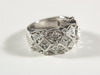 Appraisal: LADY'S RING - K white gold and diamond antique reproduction