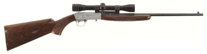 Appraisal: A BROWNING GRADE SEMI-AUTO RIFLE Cal LR SN T Beautiful