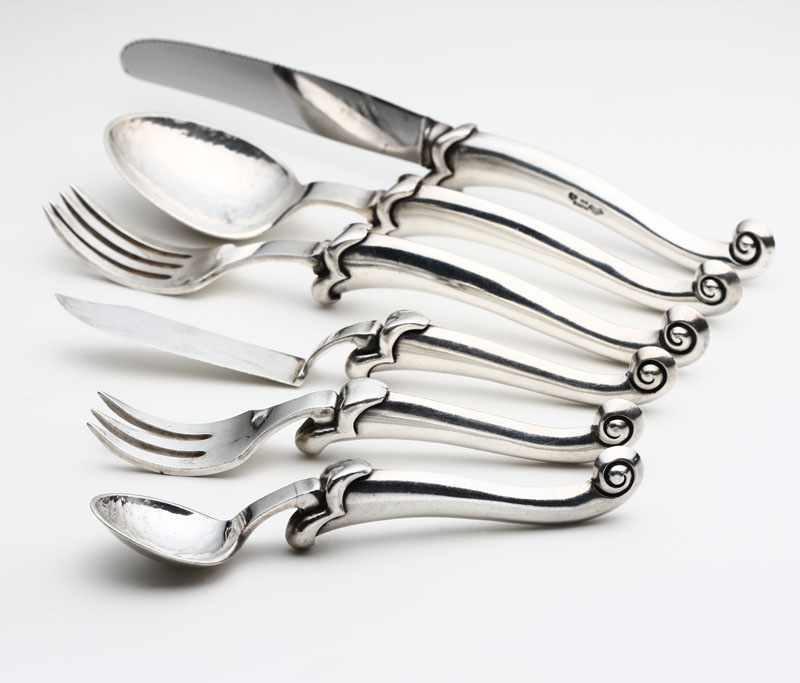 Appraisal: An Antonio Pineda hand-wrought sterling silver flatware service for eight