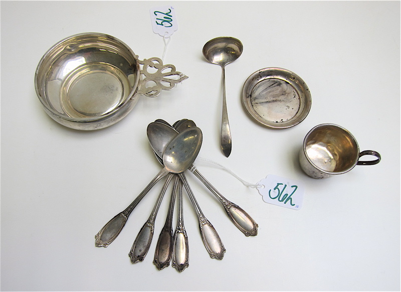 Appraisal: STERLING SILVER FLATWARE AND HOLLOWWARE ten pieces set of Gorham