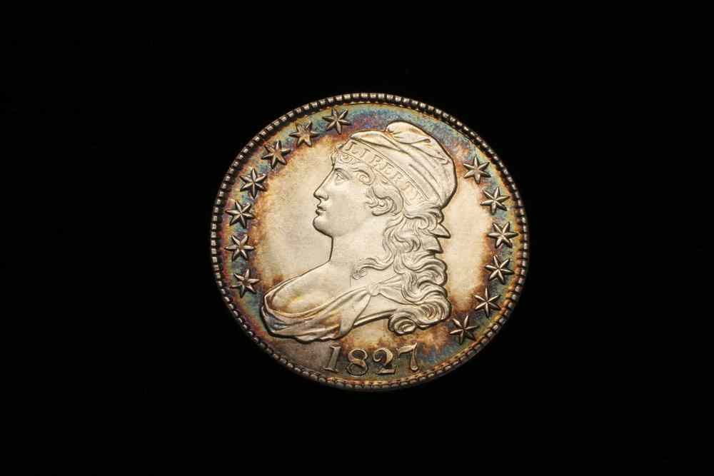 Appraisal: COIN - Capped Half Bust very choice wonderful toning