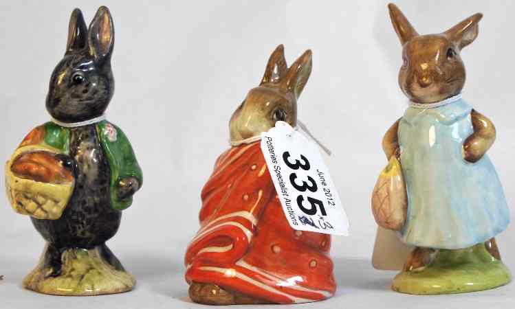 Appraisal: Beswick Beatrix Potter Figures Little Black Rabbit Poorly Peter Rabbit