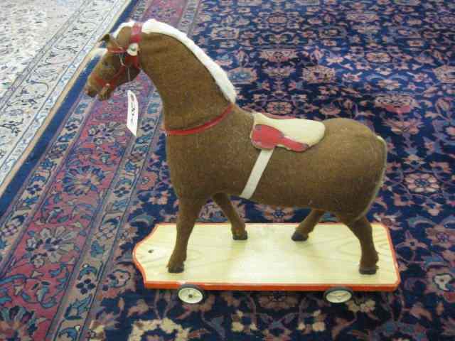 Appraisal: Child's Pull Toy of a Horse '' tall