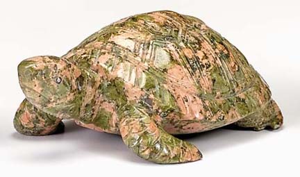 Appraisal: Russian carved hardstone figure of a tortoise circa Naturalistically carved