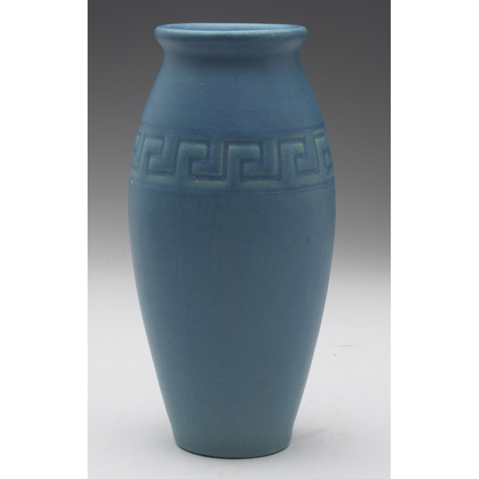 Appraisal: Rookwood vase swollen shape with a geometric design under a