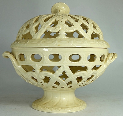 Appraisal: Wedgwood openwork Cream ware Orange Bowl cover diameter cm